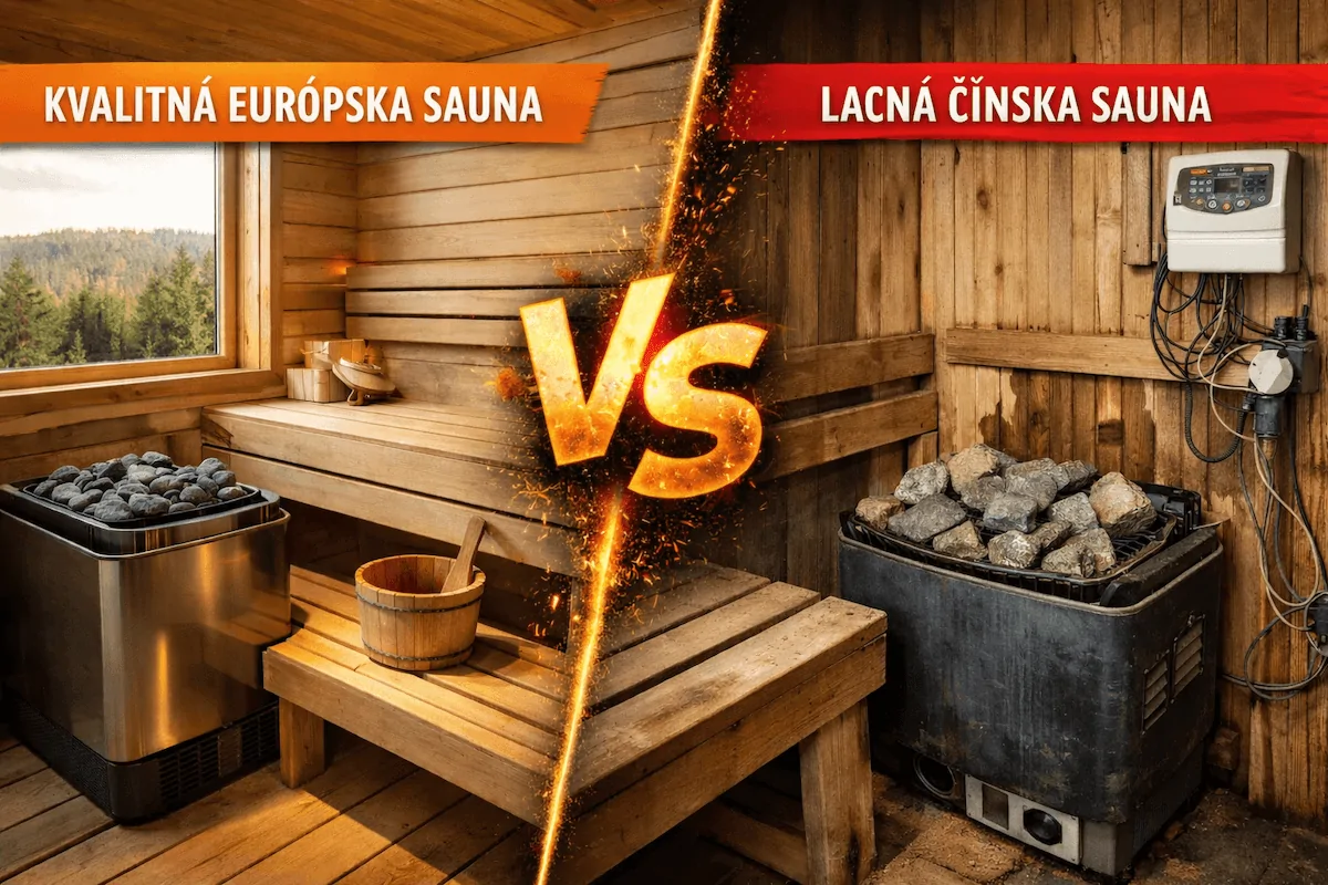 Konštrukčná kvalita sauny: Európske inžinierstvo vs. masová výroba